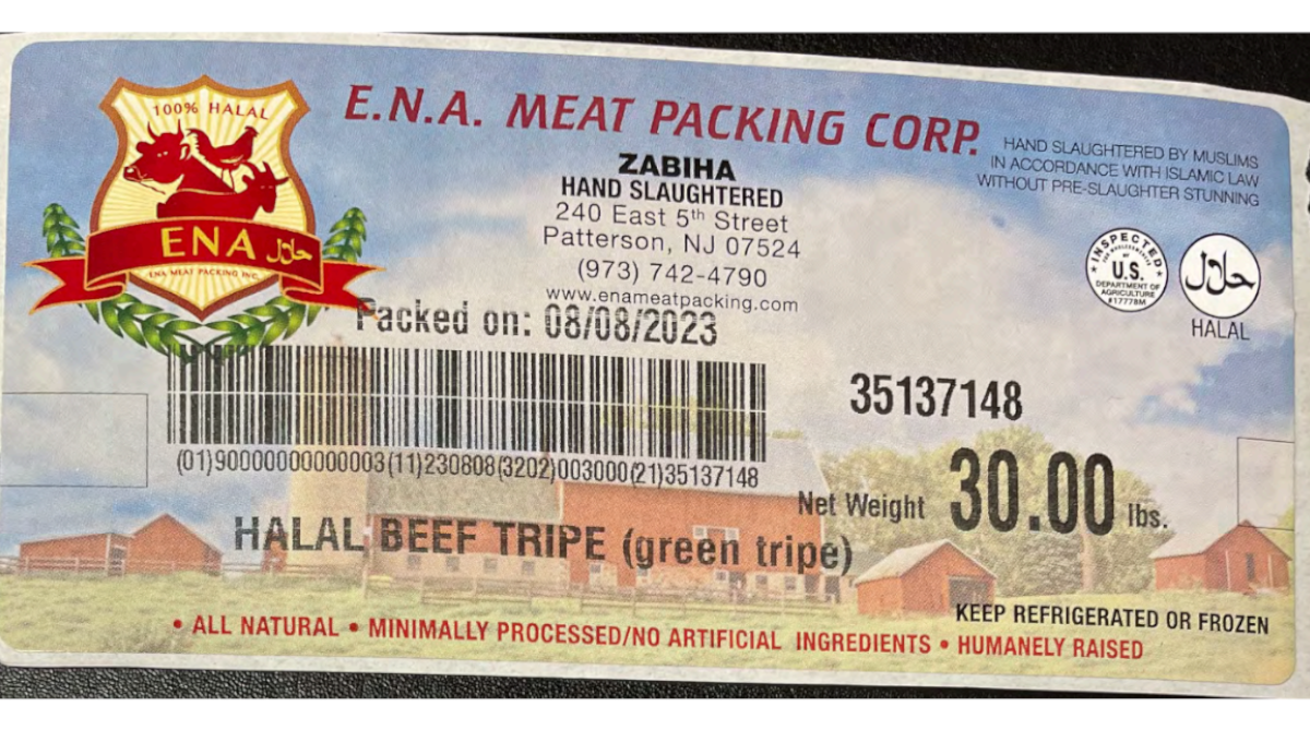 Frozen meat products recalled over lack of federal inspection