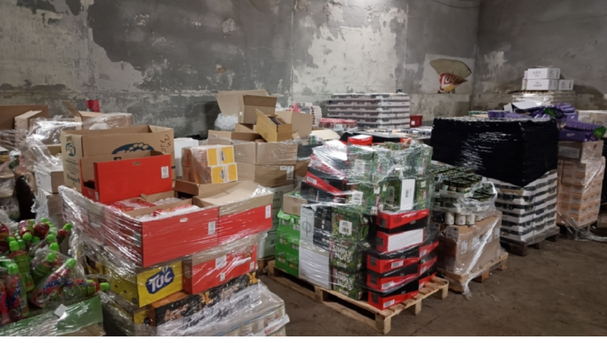 Latvia finds tons of expired food products in warehouse
