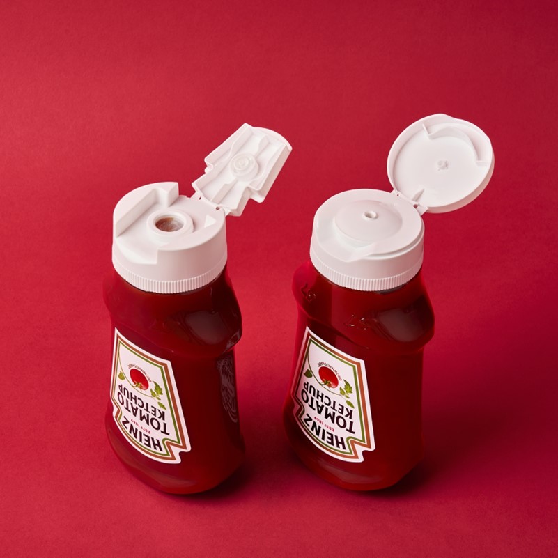 Kraft Heinz and Berry Global partner on monomaterial PP ketchup squeeze lids
