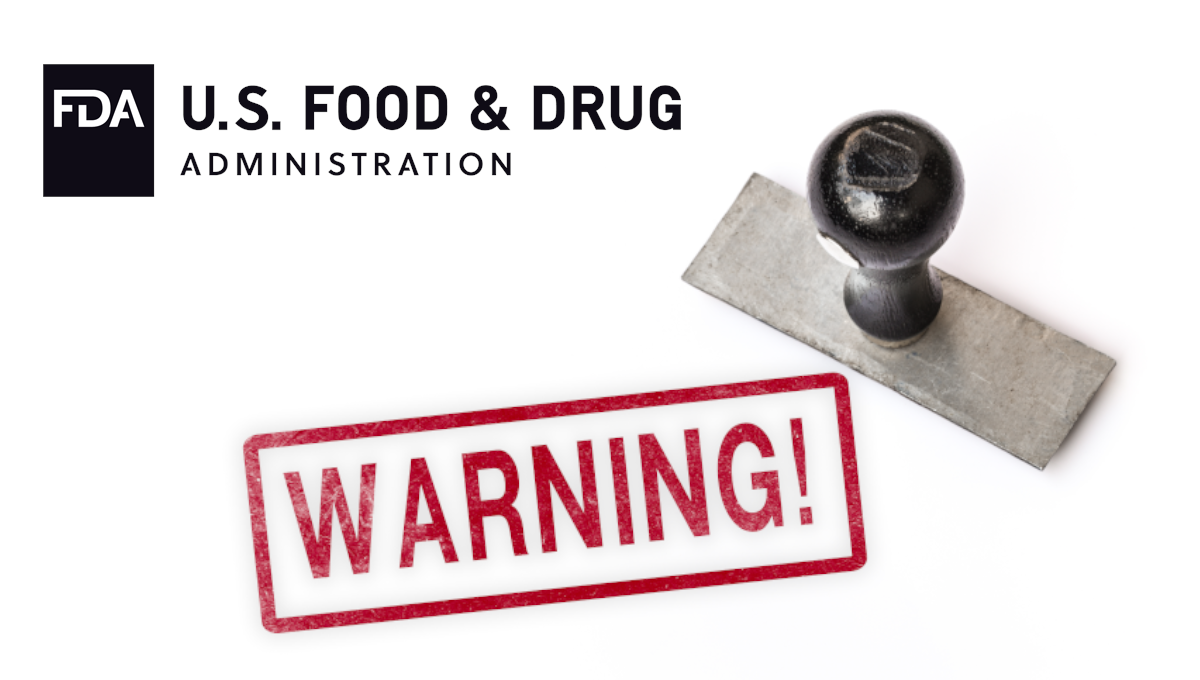 FDA sends warning to food firm with CBD and THC in products over risk of unintended consumption