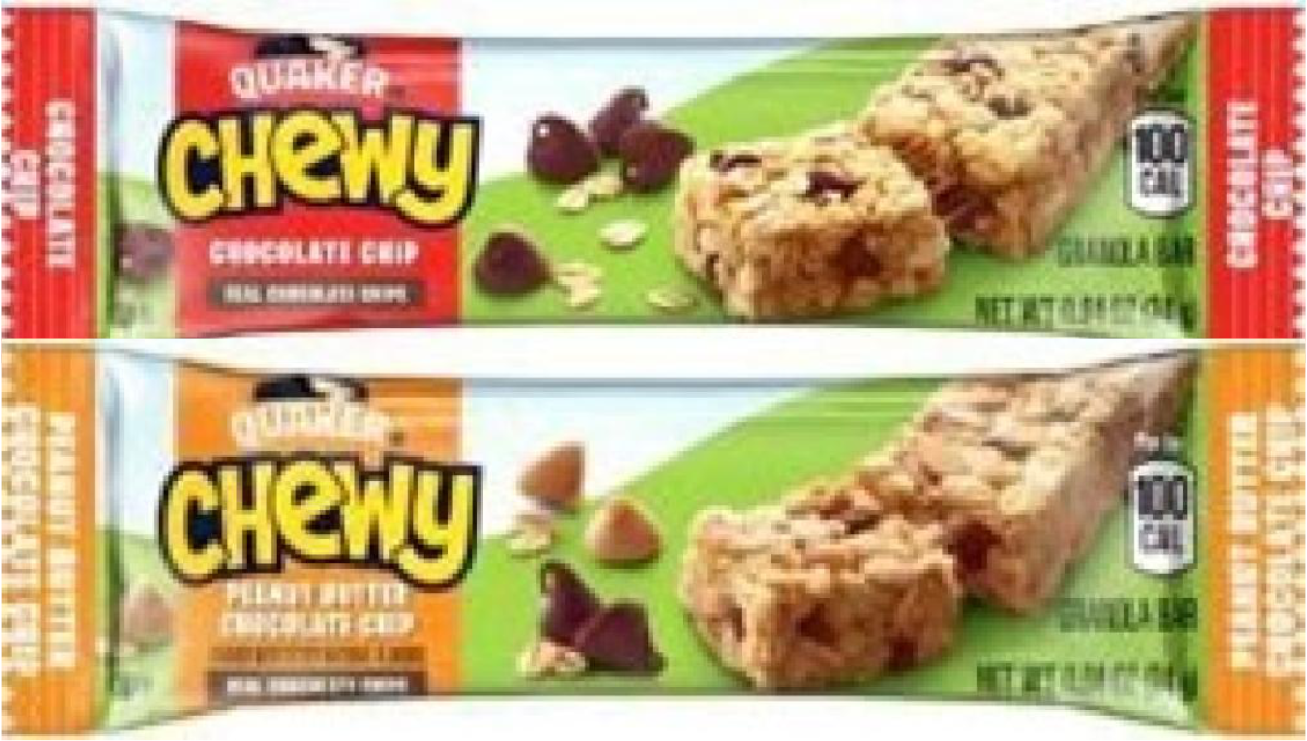 Gift baskets with Quaker Chewy Granola bars recalled over potential Salmonella contamination