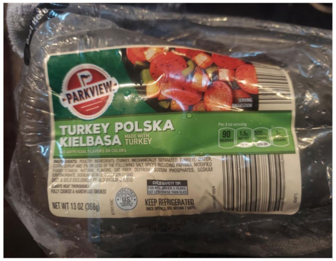 Consumer complaints of bone in product spur recall of 66 tons of turkey kielbasa