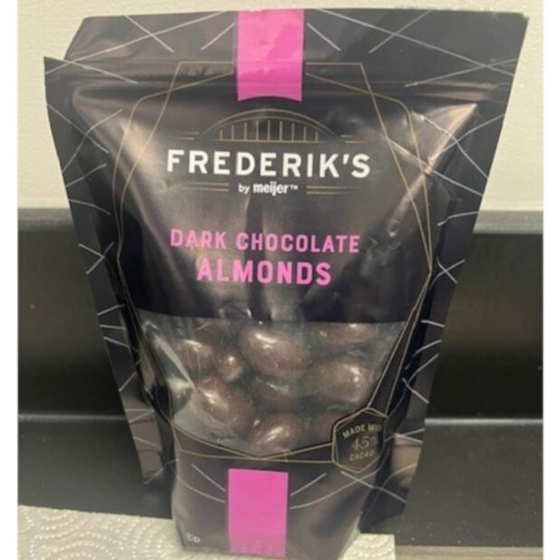 Meijer recalls Frederik’s Dark Chocolate Almonds for undeclared cashews