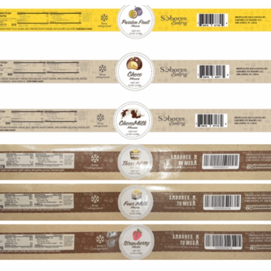 Florida company recalls mousse desserts because of multiple undeclared allergens
