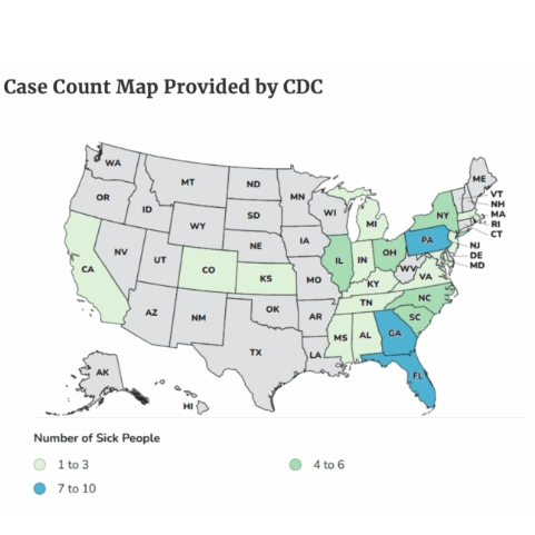 More patients found in outbreak traced to cucumbers; 21 states now involved