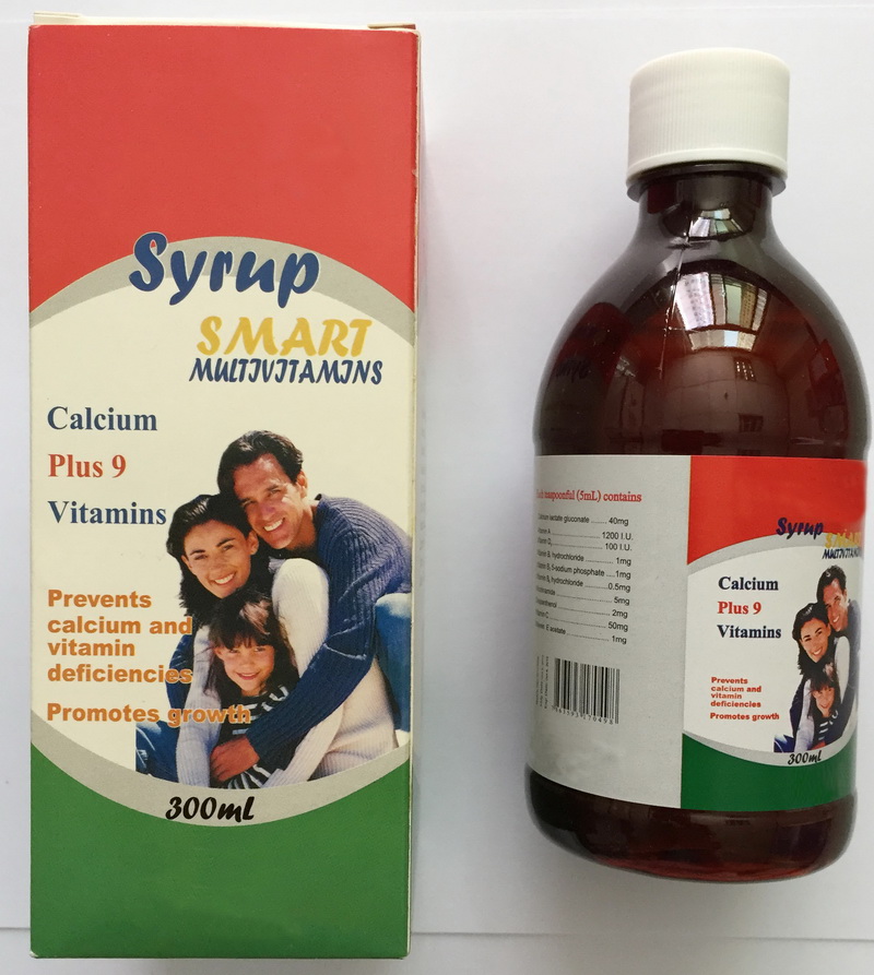 multivitamin syrups with Calcium
