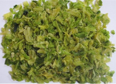 Dehydrated Cabbage Flakes 16x16x2mm