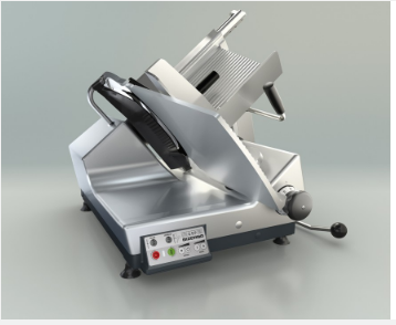 Automatic gravity feed slicers
