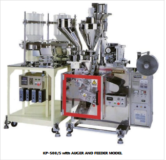 KP-503/S AUTOMATIC POWDER,INGREDIENTS FILLING AND PACKAGING MACHINE WITH AUGER AND FEEDER MODEL