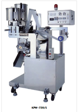 KPW-720/S DOUBLE-LINE BAGS POWDER FILLING AND PACKAGING MACHINE WITH 4-SIDE SEAL POUCH