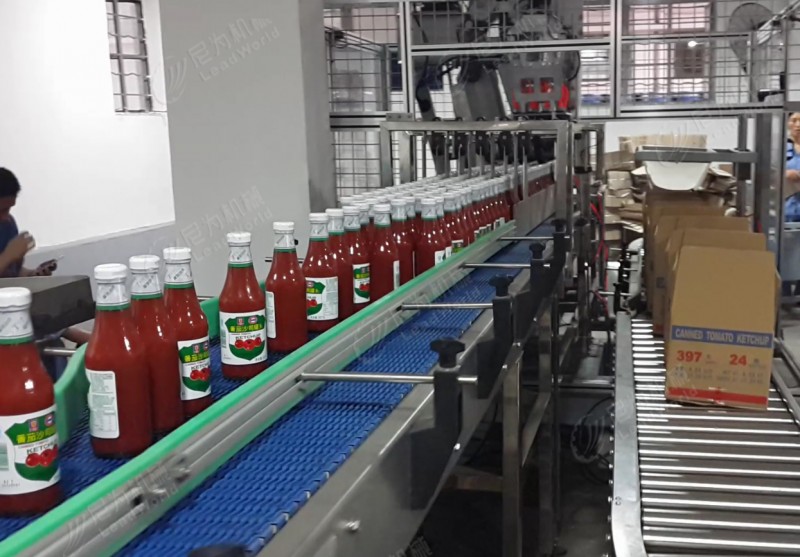 sauce filling product line