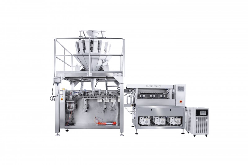 Automatic double-row high-speed vacuum packing machine