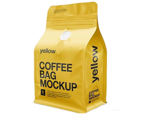 Tin Tie Coffee Bag With Biodegradable Degassing Valve