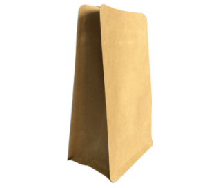 Custom Food grade Brown Kraft Paper Coffee Standup Pouch