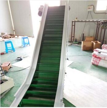 Hairise Inclined PVC Belt Conveyor with Green Color