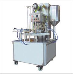 KIS-900 ROTARY TYPE PLASTIC CUP FILLING-SEALING MACHINE