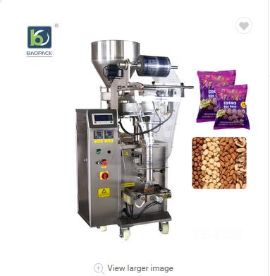 Automatic pistachio dry nuts roasting peanuts packing machine small roasted cashew nuts packaging ma