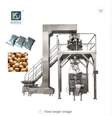 Automatic lentils chocolate cocoa white bean legume packaging machine spices green beans filling pac