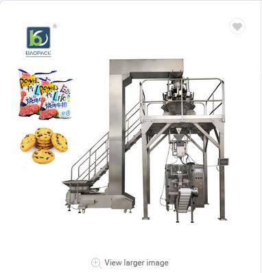 Small cookie waffles packaging machine automatic fortune cookies biscuit sandwiching crackers packin