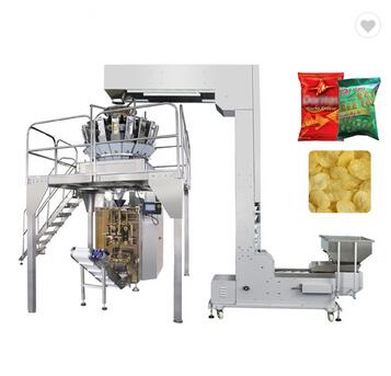 multi head weigher tablet pillow bag packing machinery potato crisps cornflakes sealing packaging ma