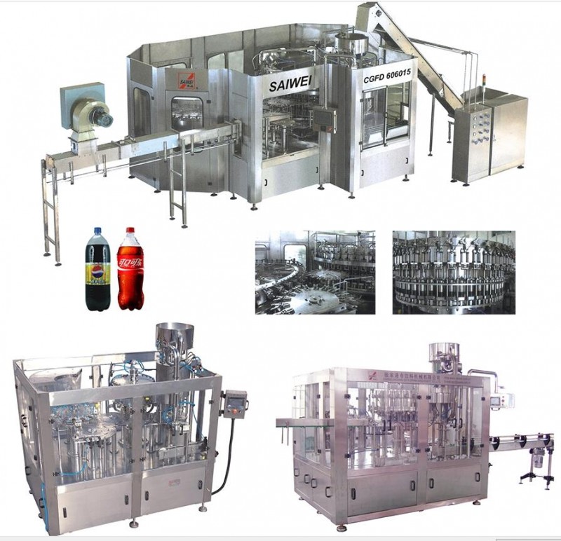 CGFD SERIES RINSING BALANCED PRESSURE FILLING AND SCREW CAPPING MACHINE
