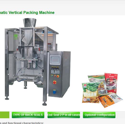 RL 800 Automatic Vertical Packing Machine