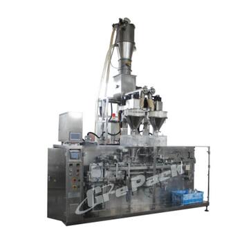 Automatic medicine powder pouch packing line