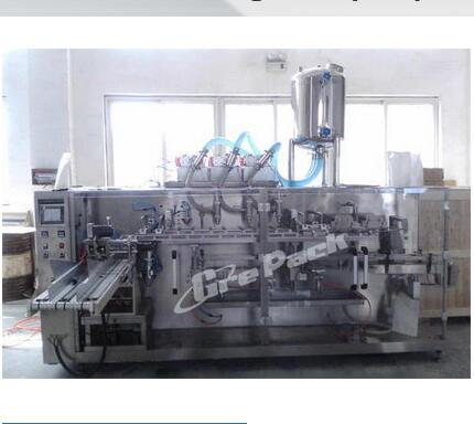 Automatic detergent liquid pouch packing line