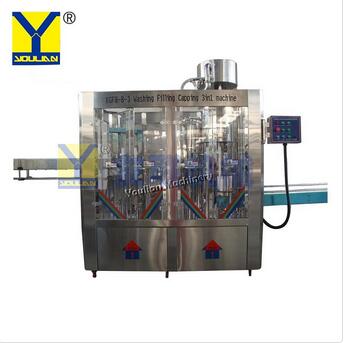 XGF8-8-3Automatic Bottling Washing Filling Capping Monoblock Machine 