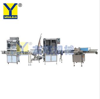 Filling capping labeling production line for Chinli sauce 