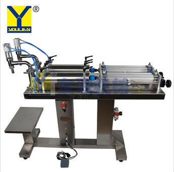 G2LYD Double Filling Nozzle Semi-automatic Liquid Filling Machine（standing）Bottle filler