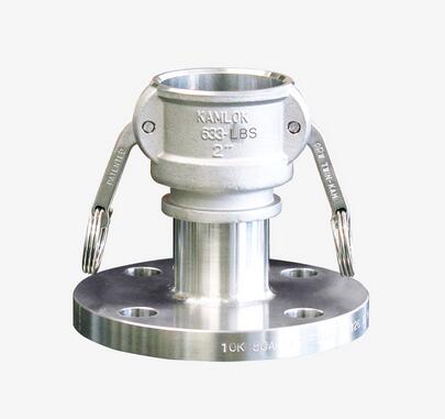 KAMLOK COUPLER with Flange Stainless steel