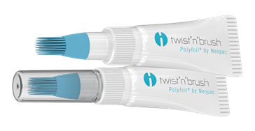 Twist’n’brush™ - Single Dose Polyfoil® Tube with MBA™ Applicator