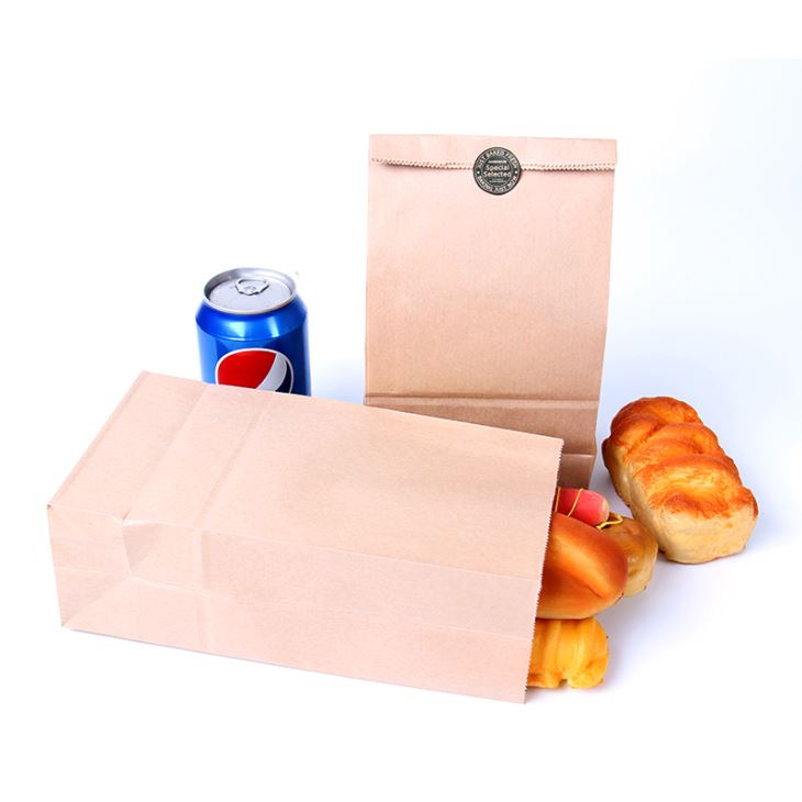 Food Grade Natural Kraft SOS Paper Bags
