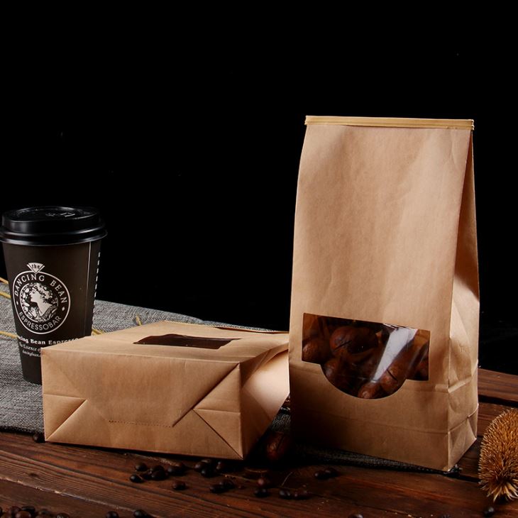 Tin Tie Coffee Bag With Window