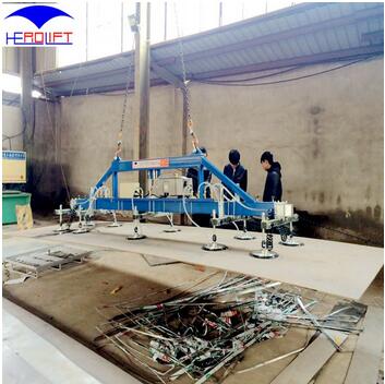 capacity 1500kg Vacuum lifter for 6mx1.5m Stainless steel sheet