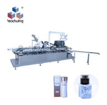 Fully automatic vertical cartoning machine box packing machine for cosmetic with leaflet
