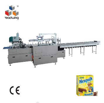 Automatic Cereal bar box carton packing machine cartoning machine