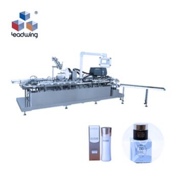 High speed automatic cosmetics cartoning machine box packing machine with leaflet inserted