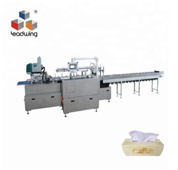 Fully Automatic Pop Up Foil-sheet Tissues Box Packing Machine Cartoning Machine
