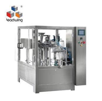 high speed food bag fully automatic filling pouch packing machine