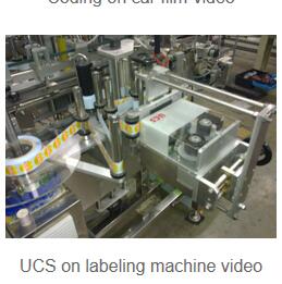 UCS on labeling machine
