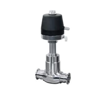 pneumatic globe valve+control unit