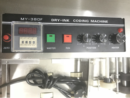 MY - 380F High Speed Ink Roll Coder/ Coding Machine /Automatic Continuous Expiry Date Coder 