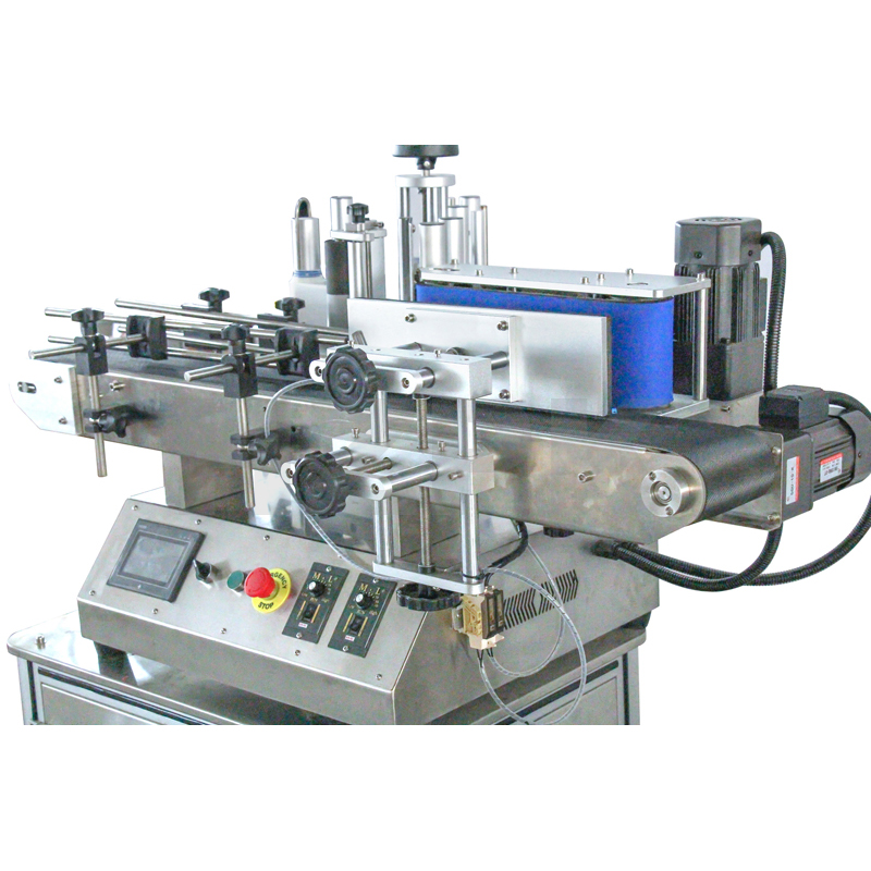HZPK Benchtop Labeling machine is widely used for round body bottle (Straight) 
