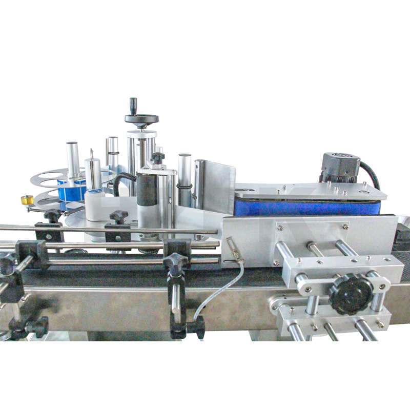 HZPK Benchtop Labeling machine is widely used for round body bottle (Straight) 