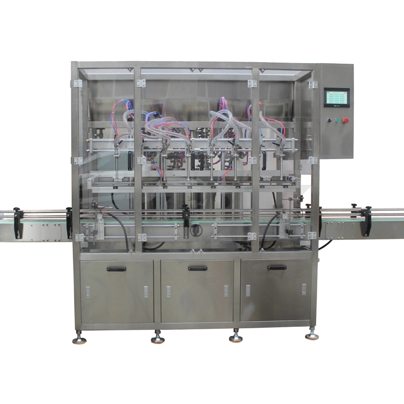 HZPK Automatic round bottle 4 head drinks filling machine for oil,beverage,water 