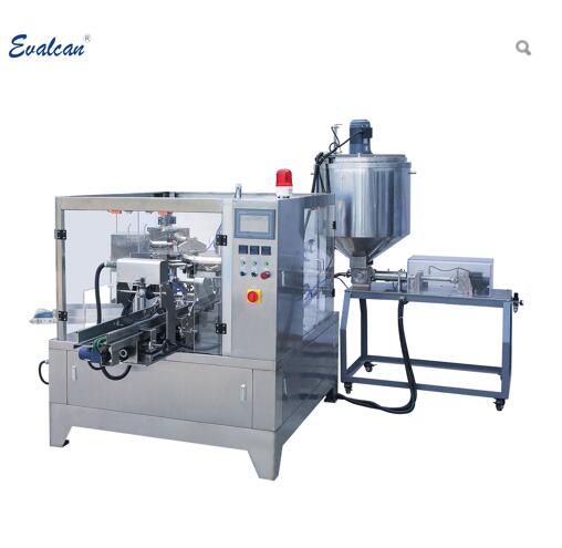 Automatic premade bag liquid and paste filling sealing packing machine