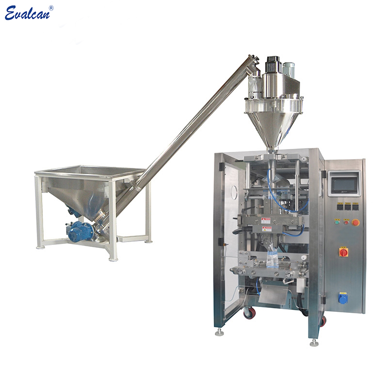 Automatic vertical milk powder pillow bag packing machine with auger filler