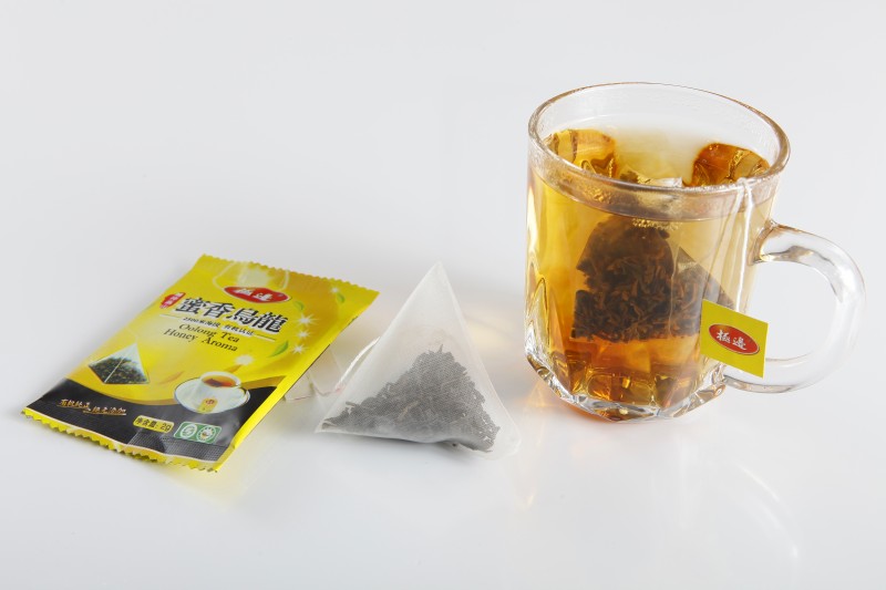 inner and outer six load cells pyramid tea bag with outer envelope packing machinie 
